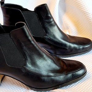 Bandolino Banyin Black Leather ankle boots size 9.5M